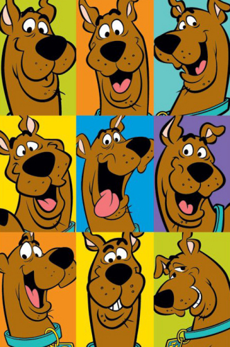 Scoobydoo Faces by Maxi Posters