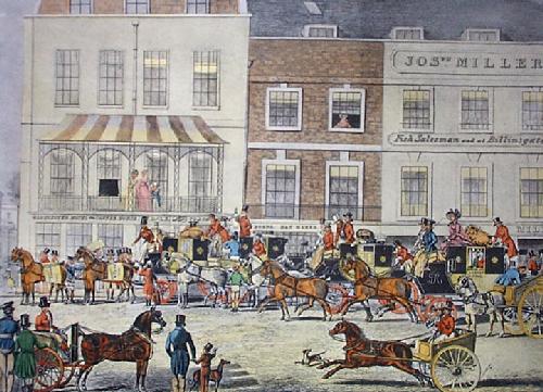 West Country Mails Restrike Etching by James Pollard