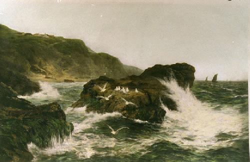 Haunt of the Sea Mew Restrike Etching