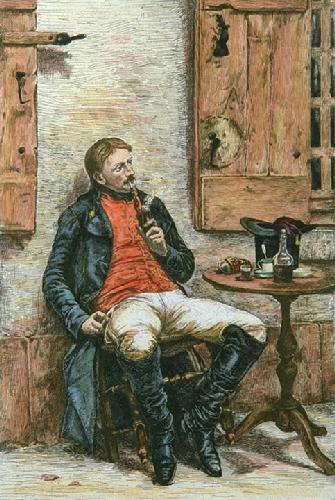 Old Guard Restrike Etching by Ronald Gouer