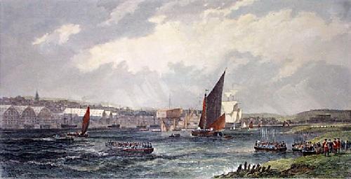 Chatham Restrike Etching by Edward Duncan