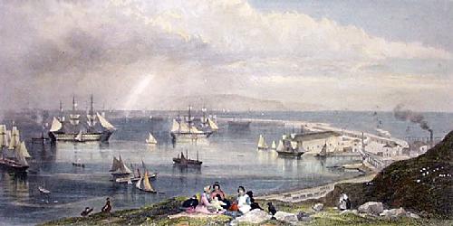 Portland Restrike Etching by Edward Duncan