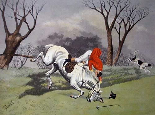 Badly Down Restrike Etching by TNH Walsh
