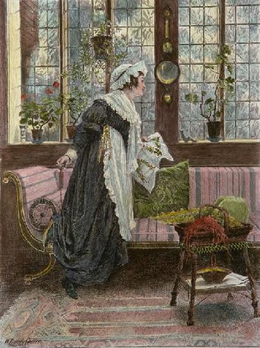 Who Is It (Restrike Etching) by Walter Dendy Sadler