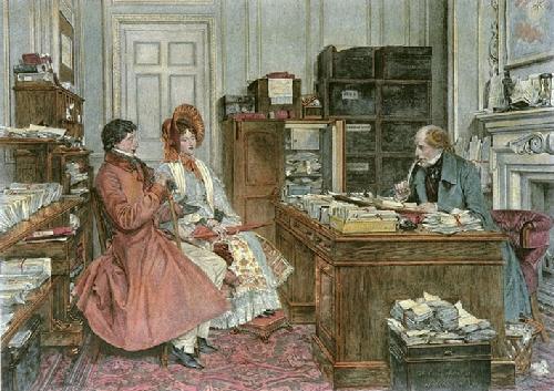 The New Will (Restrike Etching) by Walter Dendy Sadler
