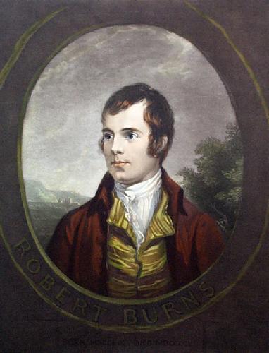 Robert Burns Restrike Etching by Alex Nasmyth