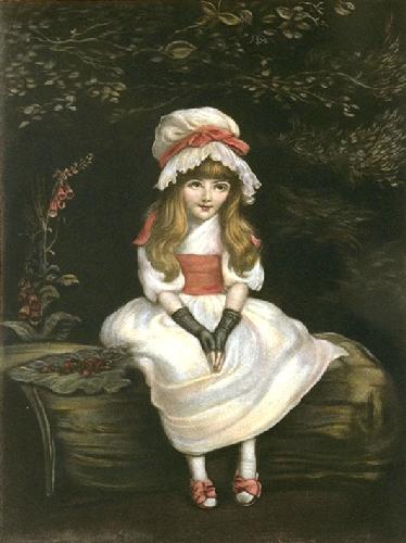 Cherry Ripe Restrike Etching by Sir John Everett Millais