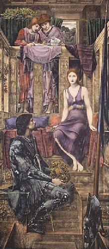 King Cophetua Restrike Etching by Sir Edward BurneJones