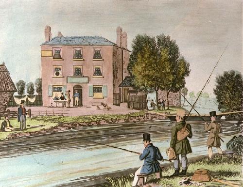 Bottom Fishing Restrike Etching by James Pollard