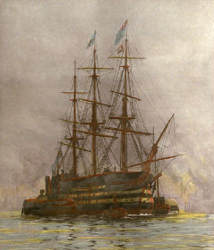 Last Journey of Victory Restrike Etching by William Lionel Wyllie