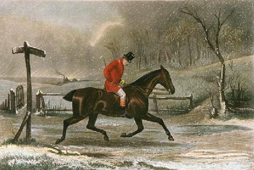 Pleasant Ride Home Restrike Etching by TNH Walsh
