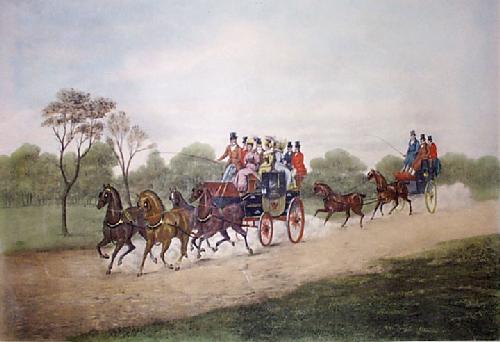 Good Company Restrike Etching by James Pollard