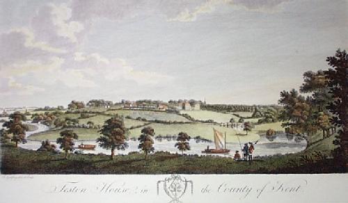 Teston House Restrike Etching by Godfrey