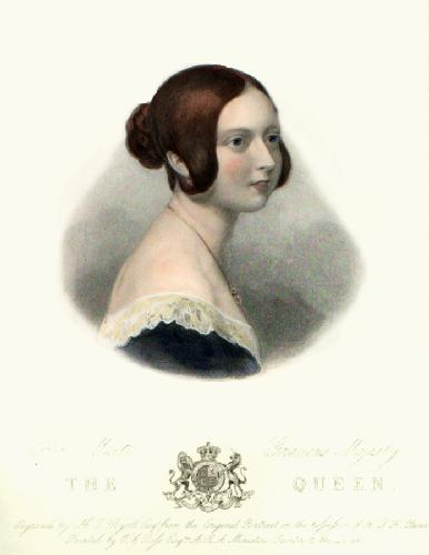 Queen Victoria Restrike Etching by Ross