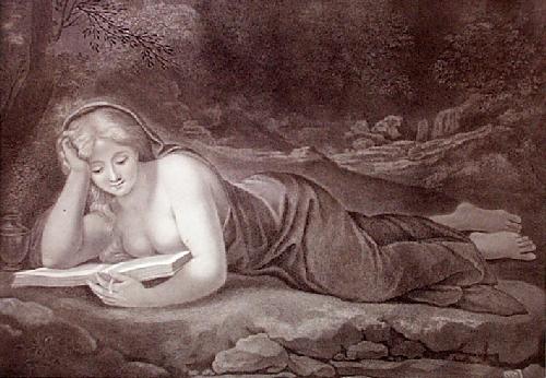 Diva Magdalene Restrike Etching by Coregio