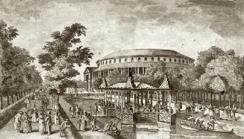 Ranelagh Gardens Masquerade Restrike Etching by Canaletto