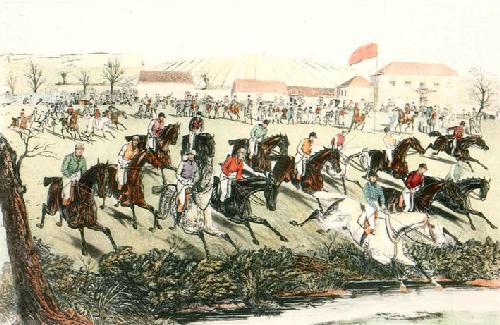 The Start Restrike Etching by Charles Hunt