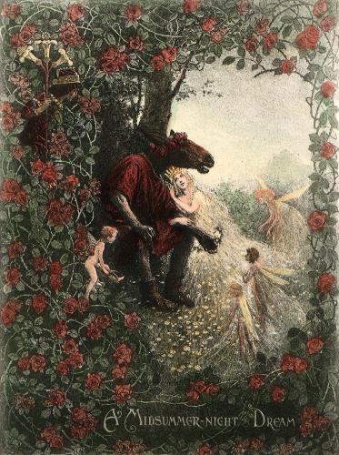 Midsummer Night Dream Restrike Etching by CA Printz