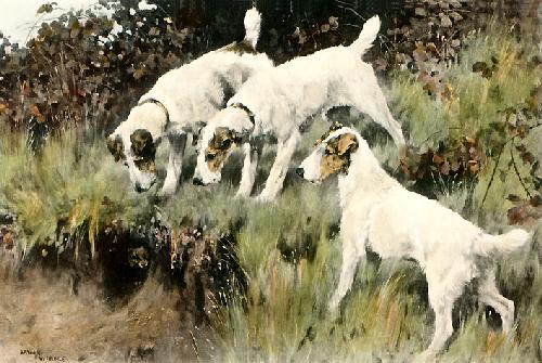 An Afternoon Call Restrike Etching by Arthur Wardle