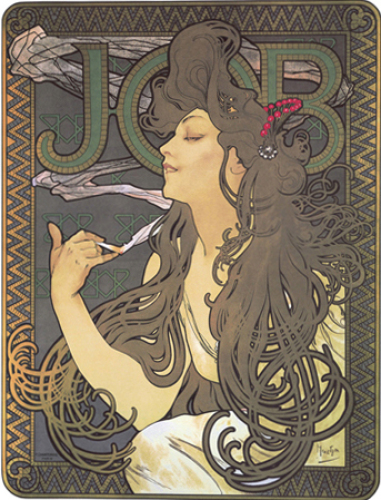 Job, 1897 by Alphonse Mucha Job, 1897 by Alphonse Mucha