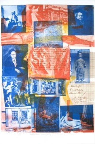 100 Years Treasury of the Conscience of Man, 1970 by Robert Rauschenberg