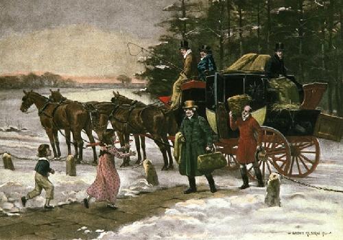 A Welcome Guest (Restrike Etching) by George Goodwin Kilburne