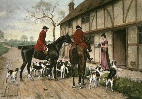 Dutch Courage (Restrike Etching) by George Goodwin Kilburne