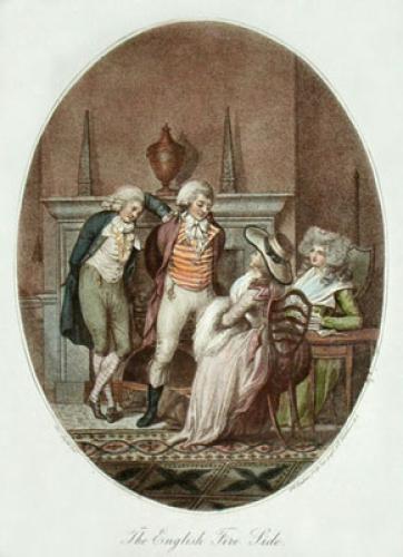 The English Fireside Restrike Etching