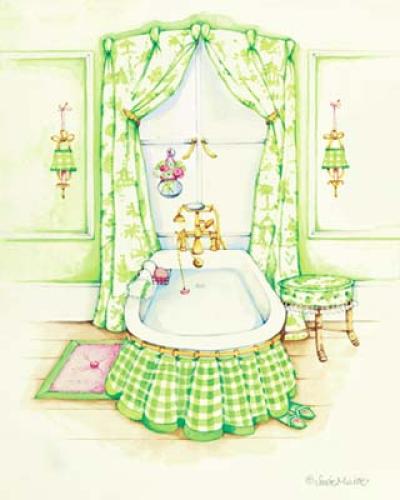 Roses and Lattice Bath by Susie Muise