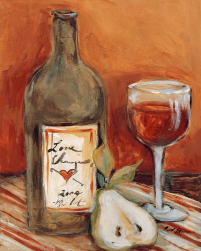 Picnic With Red Wine by Nicole Etienne