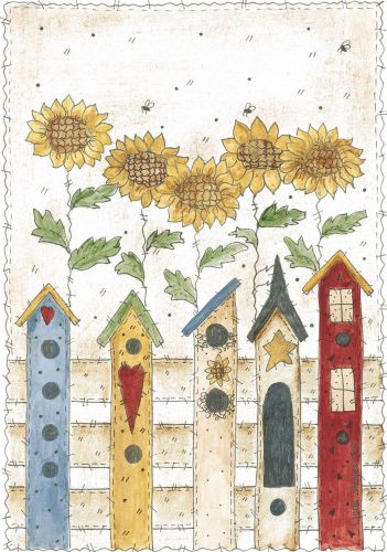 Birdhouse Row by Linda Stubbs