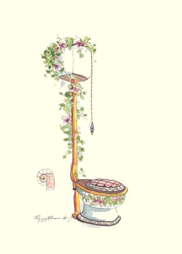 Porcelain Commode by Peggy Abrams