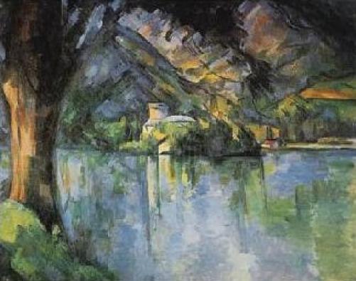 Annecy Lake by Paul Cezanne image