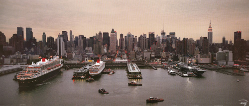 New York Terminal Liner by Philip Plisson