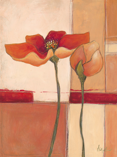 Orange Blanduumlten I by Milena More