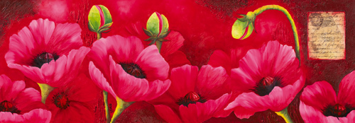 Planche dandacuteanandeacutemones fushia by Sylvi Pasquier
