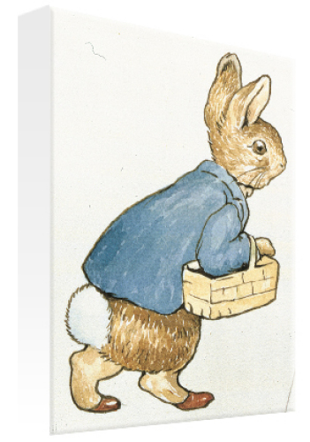 Peter Rabbit with Basket by Beatrix Potter