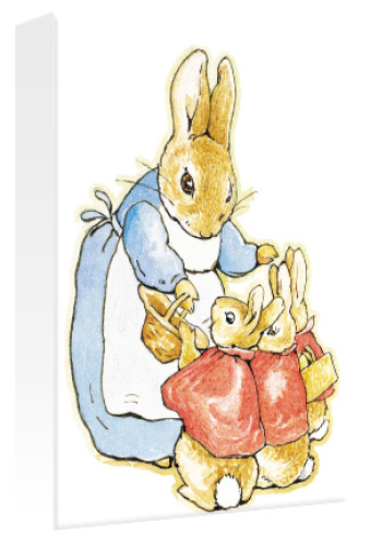 Mrs Rabbit with Flopsy Mopsy and Cottontail by Beatrix Potter