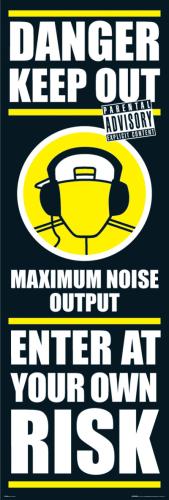 Keep out by Door Posters