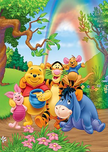 Winnie the pooh Group hug by Mini Posters