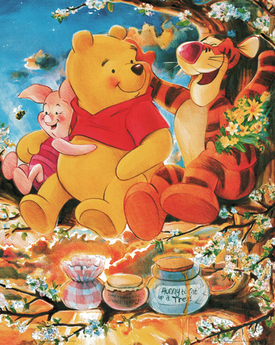 Winnie the pooh Sunset by Mini Posters