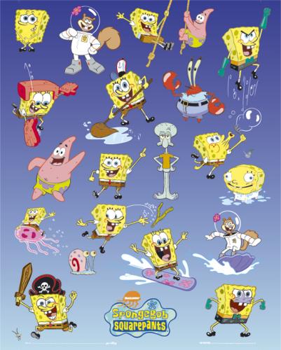 Spongebob Multiple by Mini Posters
