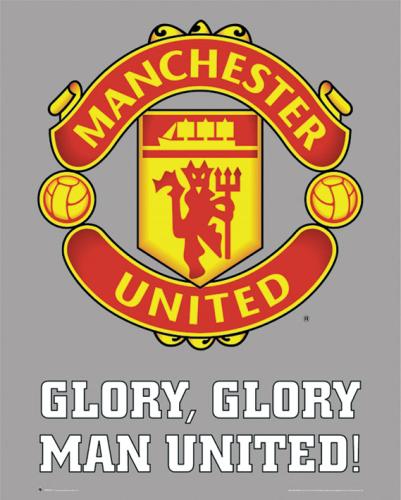 Man Utd Club Crest by Mini Posters