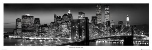 New York Manhattan Black (Berenholtz) by Door Posters