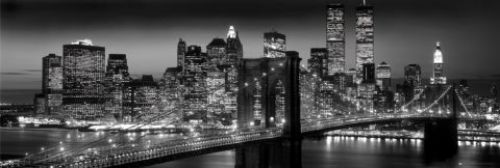 New York Manhattan Black (Berenholtz) by Midi Posters
