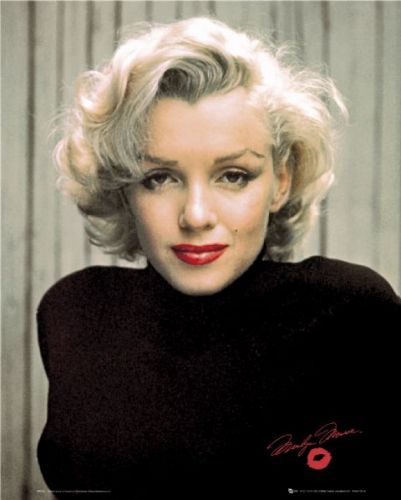 Marilyn Monroe Black by Mini Posters