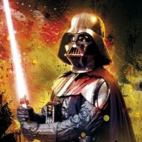 Star Wars Vader Splatter by Celebrity Image