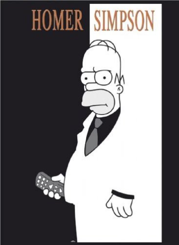 The Simpsons Scarface by Celebrity Image