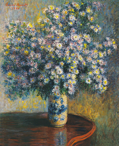 Asters 1880 by Claude Monet