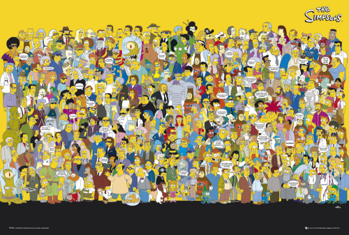 The Simpsons Cast Quotes by Maxi Posters